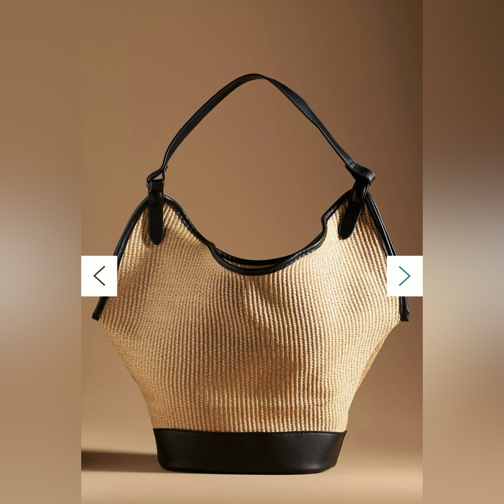 Anthropologie Angular Bucket Tote